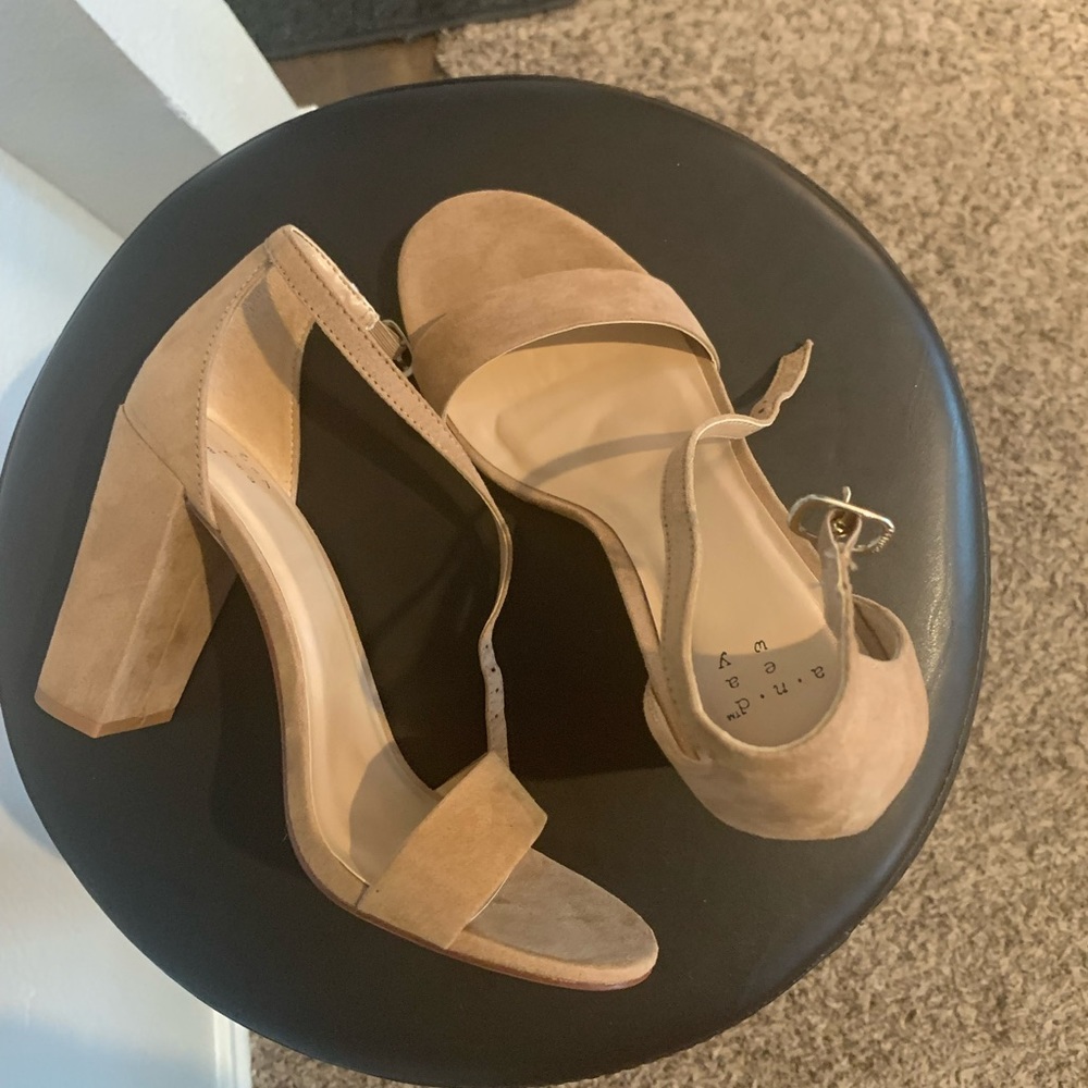 A New Day 4 inch block heel sandals